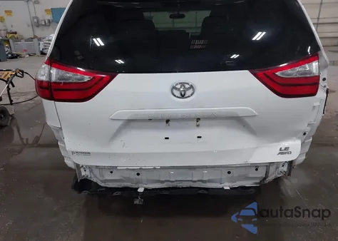 2017 Toyota Sienna Le 7 Passenger from USA, damaged, VIN 5TDJZ3DC9HS183150